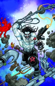Cover to Justice League #23.2 (aka Lobo #1) due in September. Art by Aaron Kuder