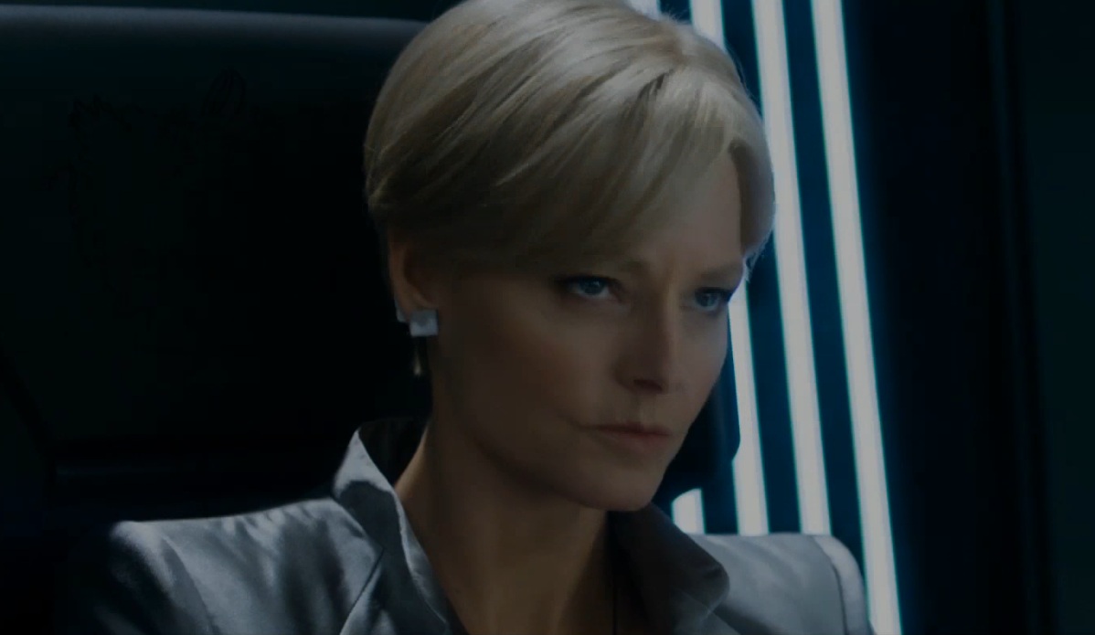 Jodie Foster represents the 1% in Elysium.