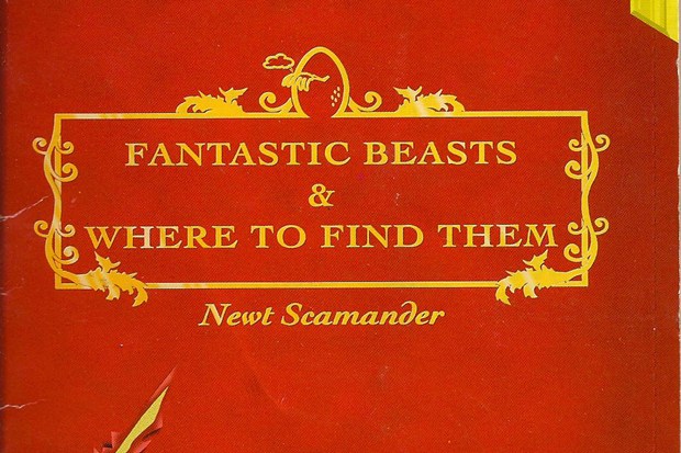 US cover to the original "textbook" that will inspire the next Potterverse film.