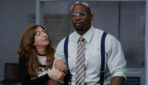 Chelsea Perretti and Terry Crews are two of Brooklyn Nine-Nine's real standouts.