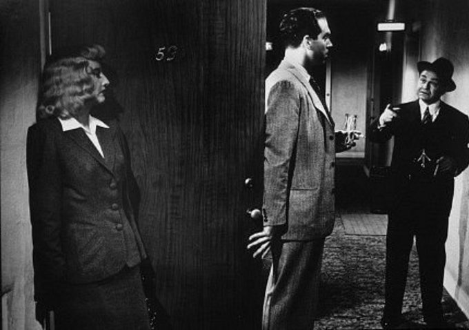 A famous moment from Double Indemnity (1944)
