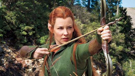 Warrior elf Tauriel (Evangeline Lilly) is one of the film's best characters. 