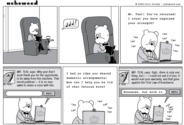 A portion of the strip from April 9, 2008