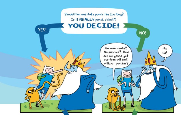 A page from Adventure Time #10. Art by Braden Lamb and Shelli Paroline.