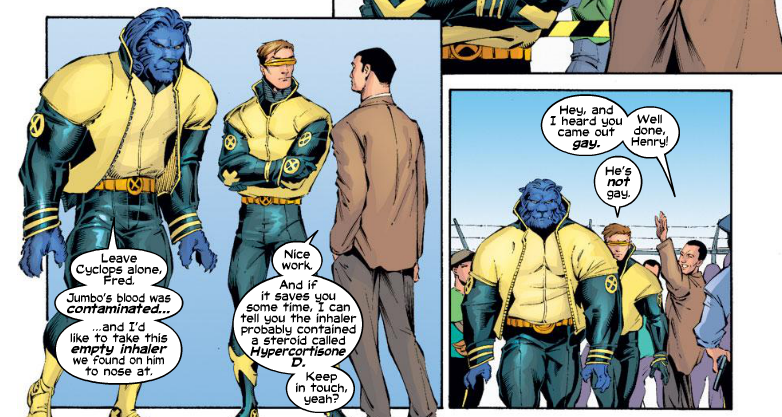 New X-Men #134. Art by Keron Grant. 