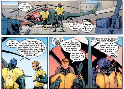New X-Men #134. Art by Keron Grant. 