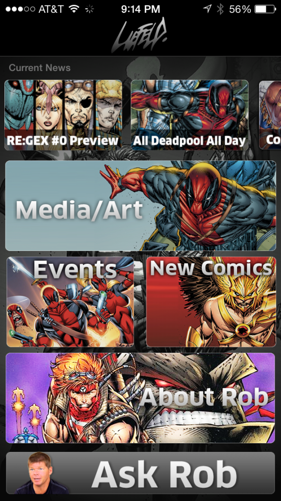 Rob Liefeld? There is, in fact, an app for that.