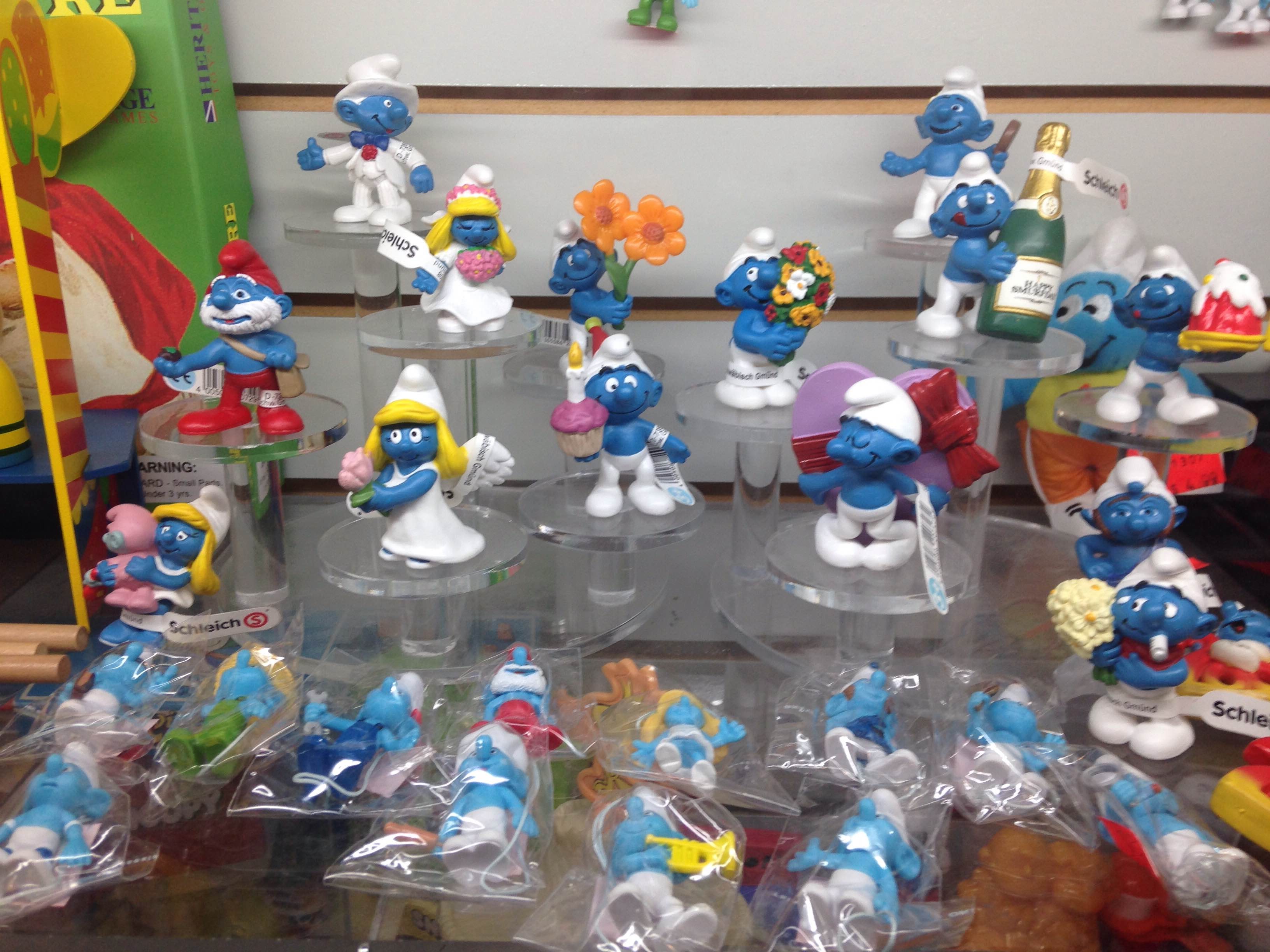 smurf figurines