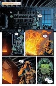 From Sleepy Hollow #1, with art by Jorge Coelho and Tamra Bonvillain. (click to expand)