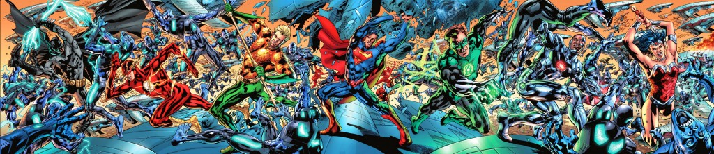 Justice League of America #1 By Bryan Hitch Inks by Daniel Henriques with Wade Von Grawbadger and Andrew Currie Colors by Alex Sinclair with Jeromy Cox Letters by Chris Eliopoulos DC Comics