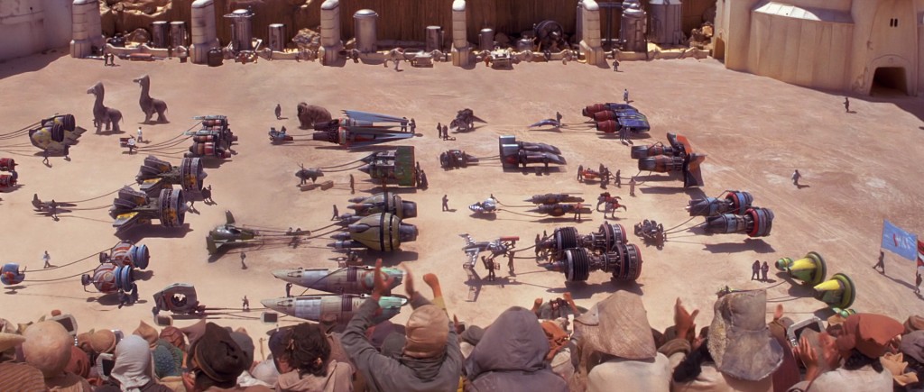 The Phantom Menace is not a good looking film, but it does have a lot of good looking stuff in it.